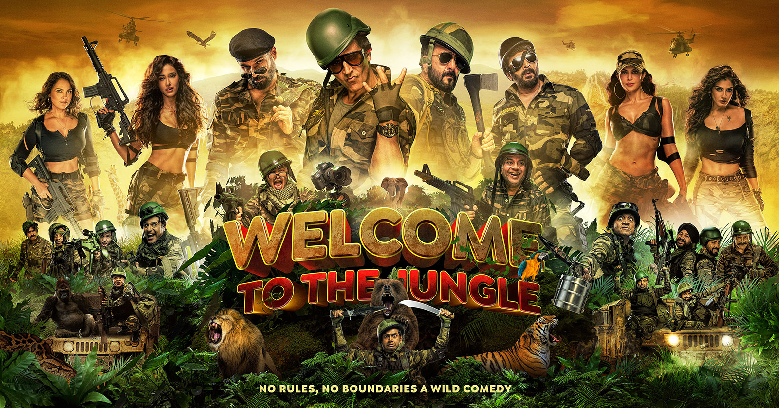 Welcome to the Jungle ( Poster Art and 3D Logo)